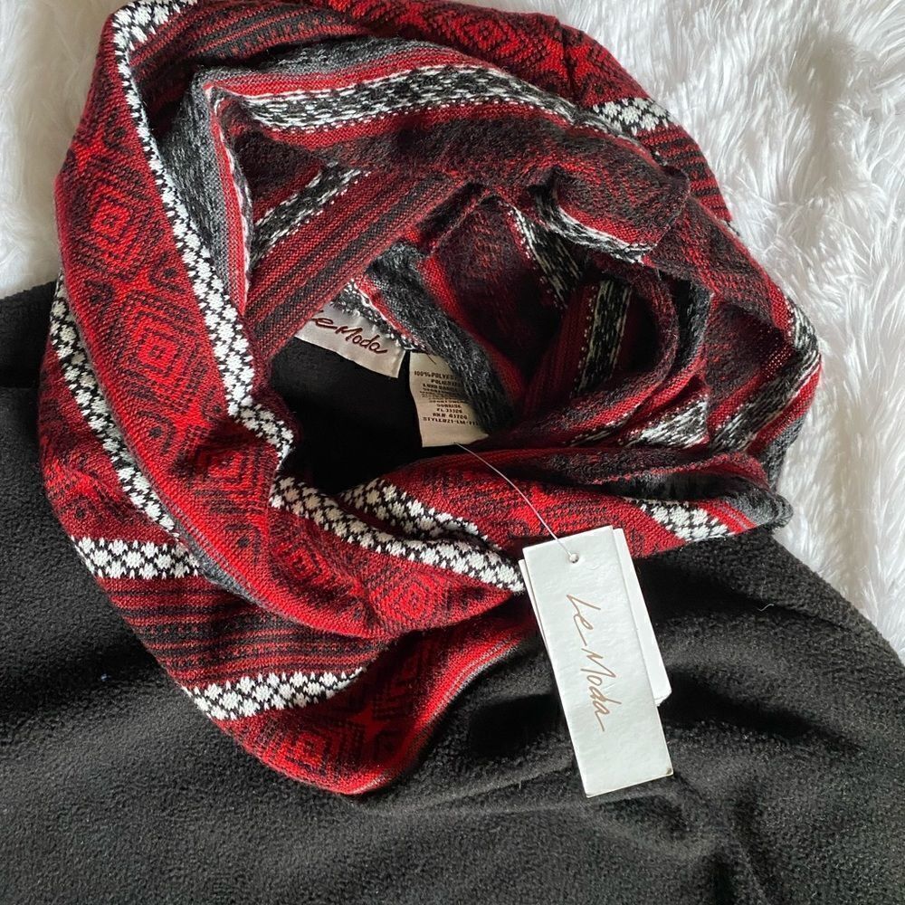 NEW Le Moda Sweater Poncho - Picture 2 of 7